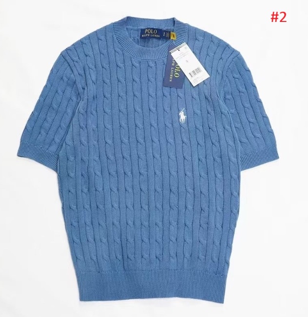 סוודר סריג קצר לנשים עם צמות פולו ראלף לורן Ralph Lauren – תמונה 3