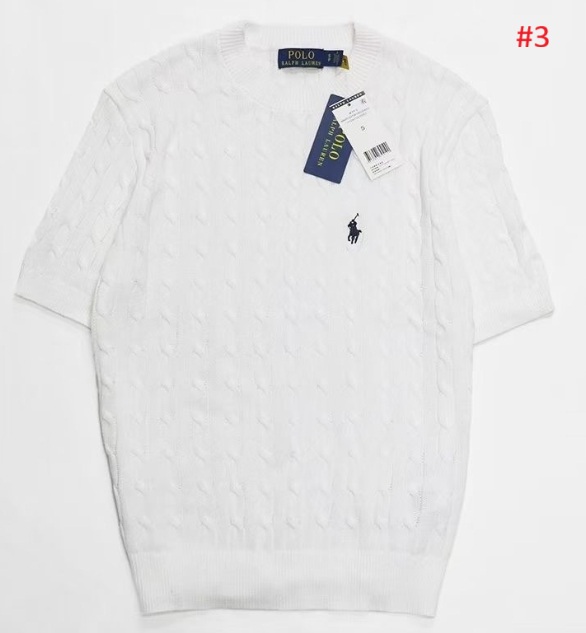 סוודר סריג קצר לנשים עם צמות פולו ראלף לורן Ralph Lauren – תמונה 4