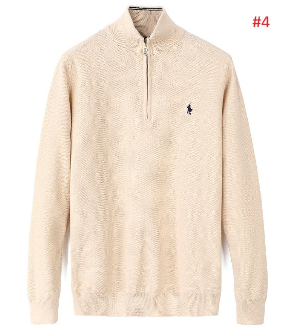 סוודר סריג לגברים חצי רוכסן פולו ראלף לורן Ralph Lauren – תמונה 5