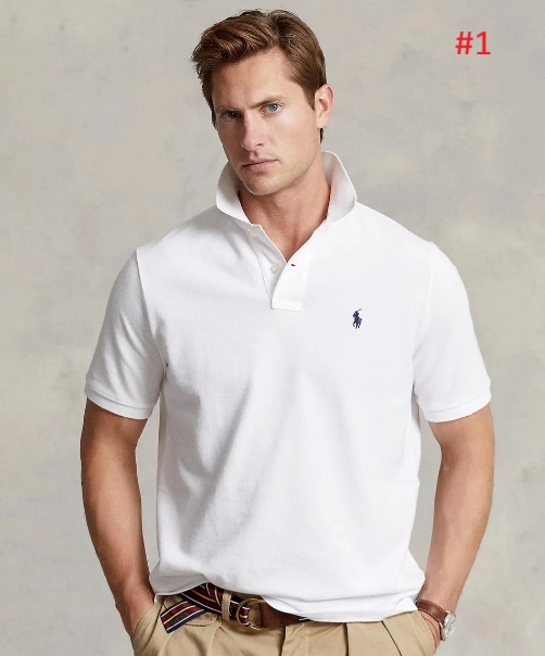 חולצת פולו לגברים שרוול קצר פולו ראלף לורן Ralph Lauren – תמונה 2