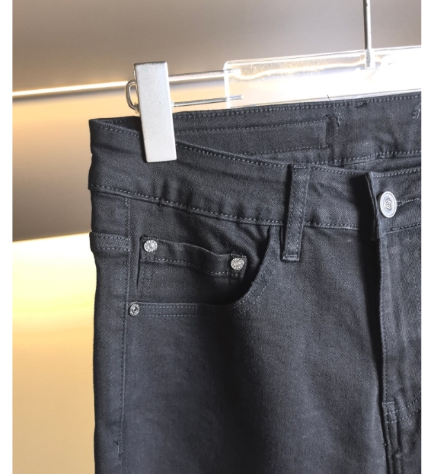 מכנסי גינס שחורים לגברים גוצי GUCCI – תמונה 6