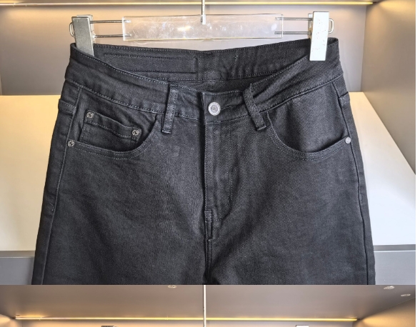 מכנסי גינס שחורים לגברים גוצי GUCCI – תמונה 4