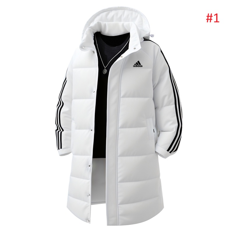 מעיל פוך ארוך לגברים מידות גדולות אדידס ADIDAS – תמונה 2