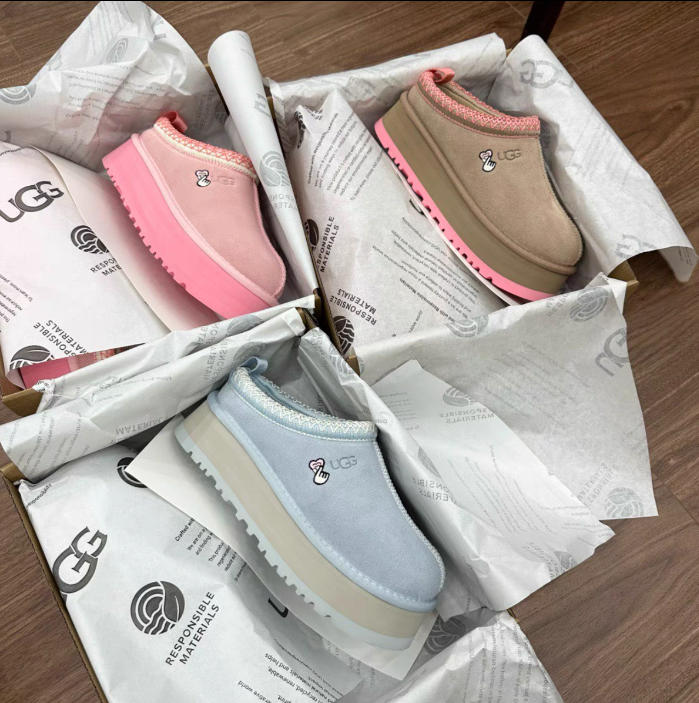 נעלי פרווה פלטפורמה נמוכות האג UGG – תמונה 7