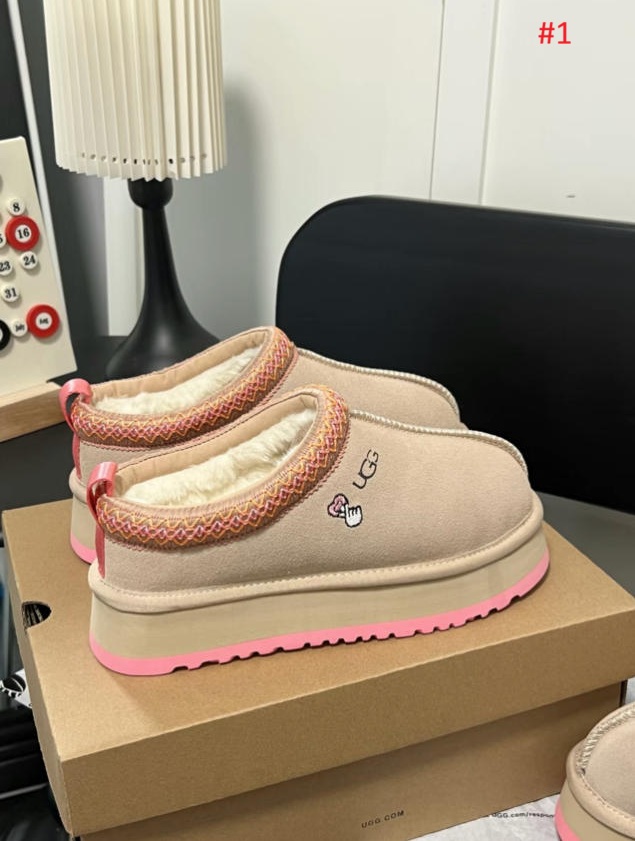 נעלי פרווה פלטפורמה נמוכות האג UGG – תמונה 2