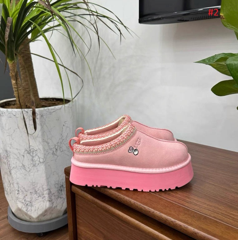 נעלי פרווה פלטפורמה נמוכות האג UGG – תמונה 3