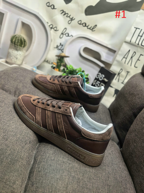 נעלי סניקרס אדידס דמוי עור גברים ADIDAS – תמונה 2