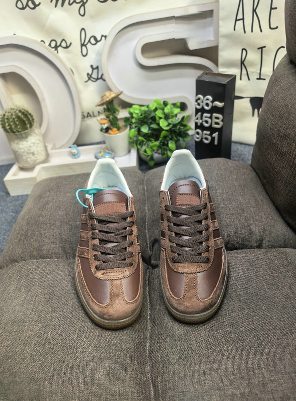 נעלי סניקרס אדידס דמוי עור גברים ADIDAS – תמונה 3