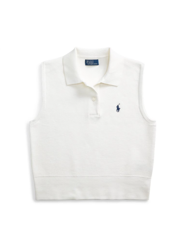 סריג קצר ללא שרוולים לנשים פולו ראלף לורן Ralph Lauren – תמונה 2