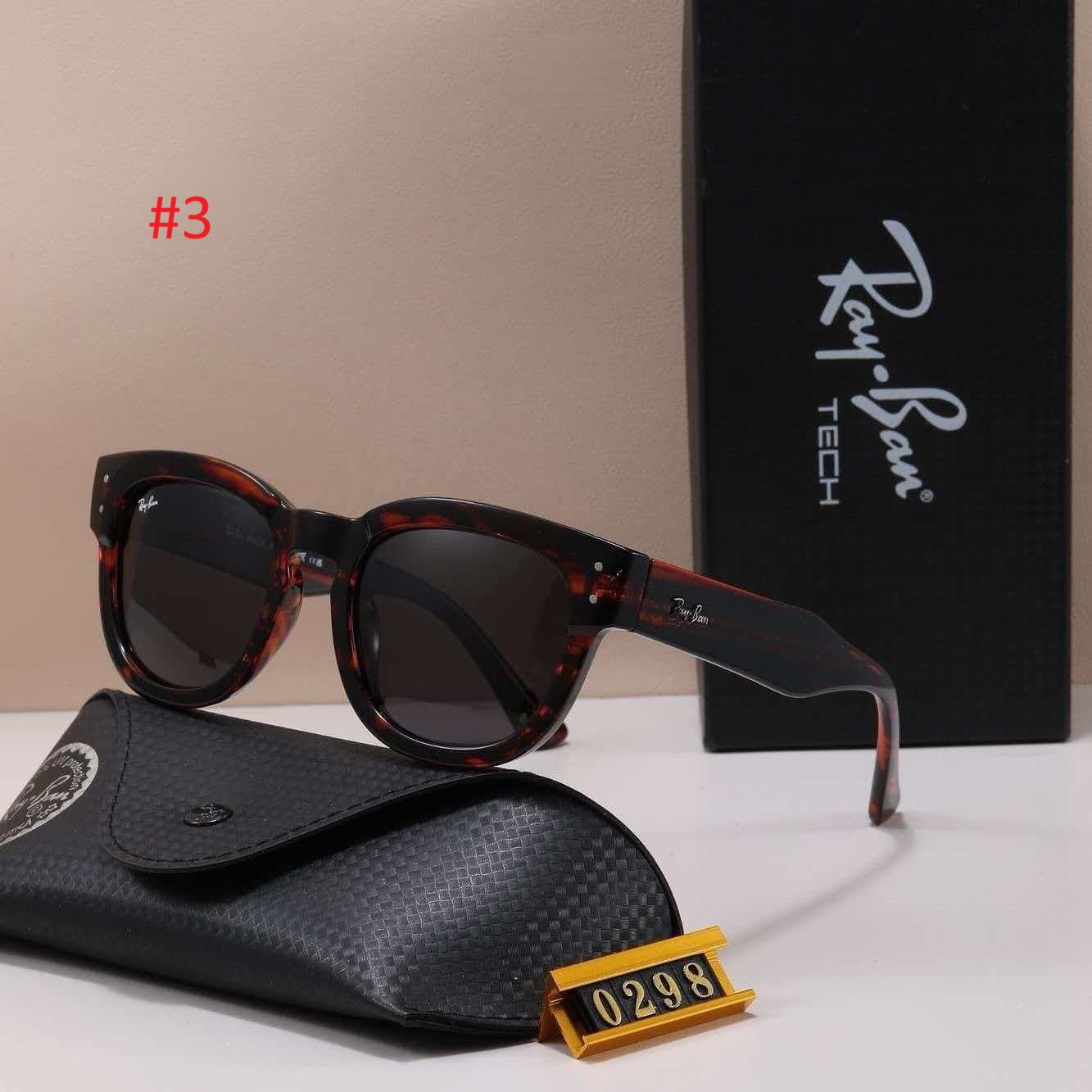 משקפי שמש מעוגלות לנשים ריי באן Ray Ban – תמונה 4