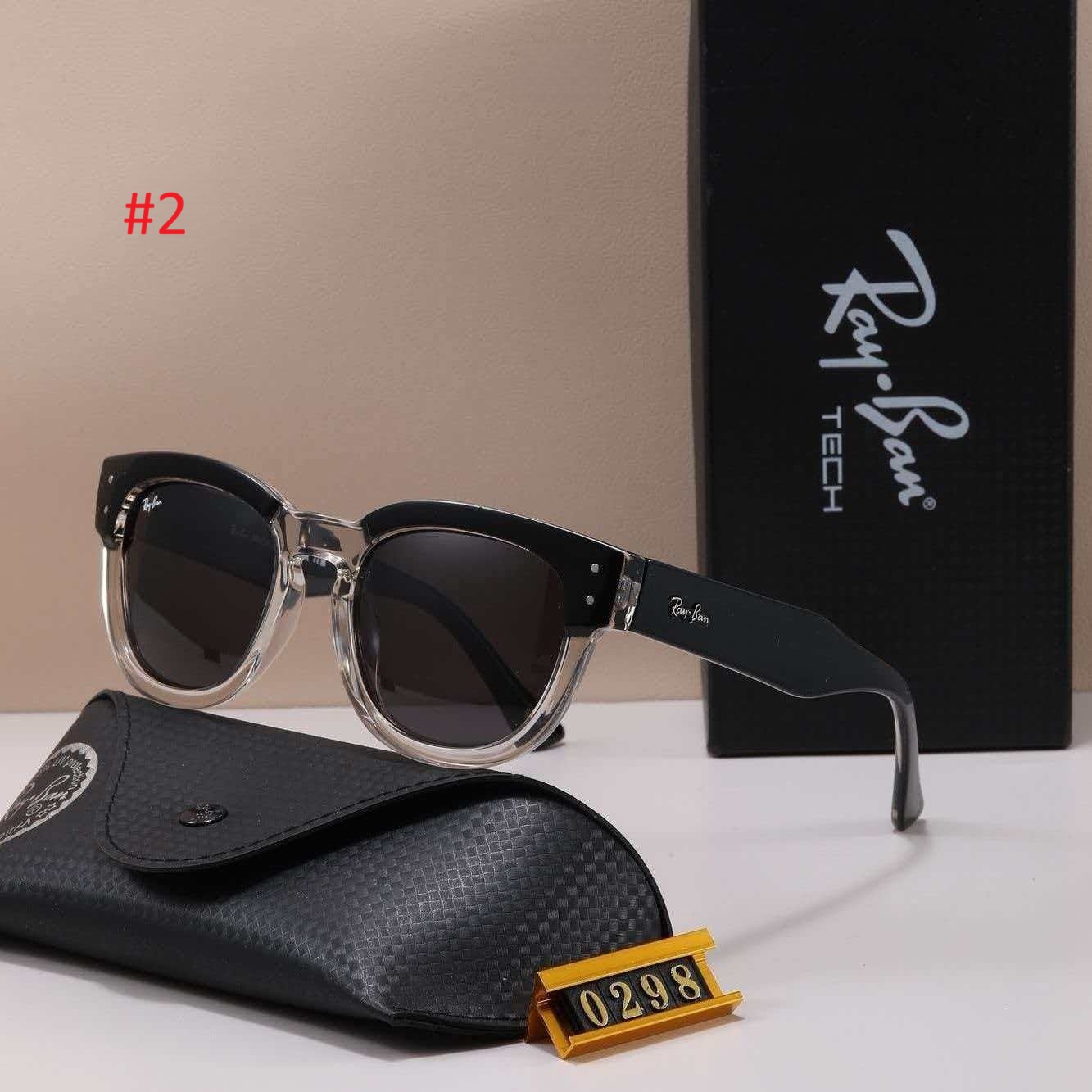 משקפי שמש מעוגלות לנשים ריי באן Ray Ban – תמונה 3