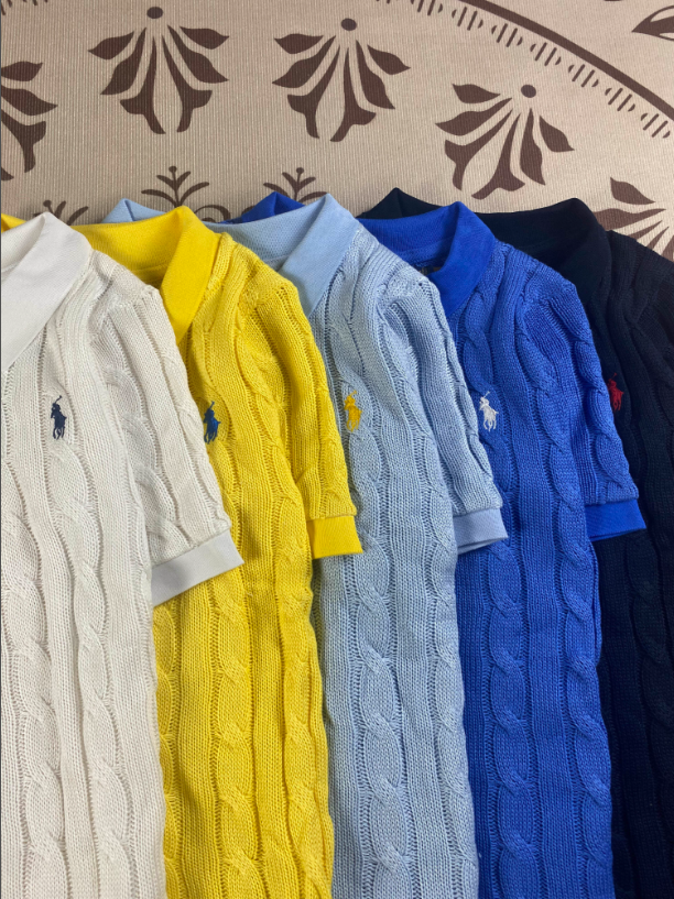 סוודר צמות קצר לנשים פולו ראלף לורן Ralph Lauren – תמונה 8