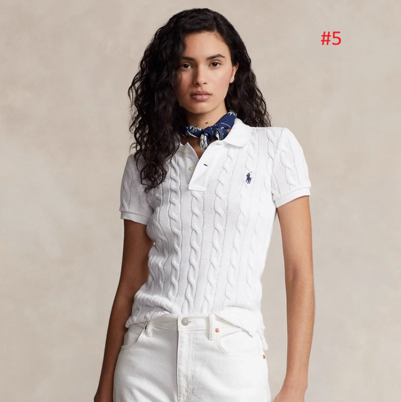 סוודר צמות קצר לנשים פולו ראלף לורן Ralph Lauren – תמונה 6