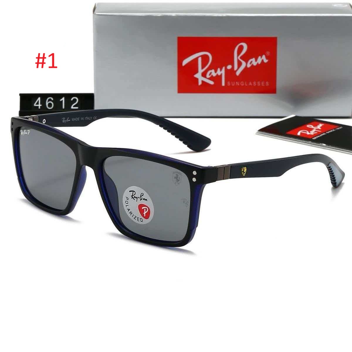 משקפי שמש מרובעות גברים ריי באן Ray Ban – תמונה 2