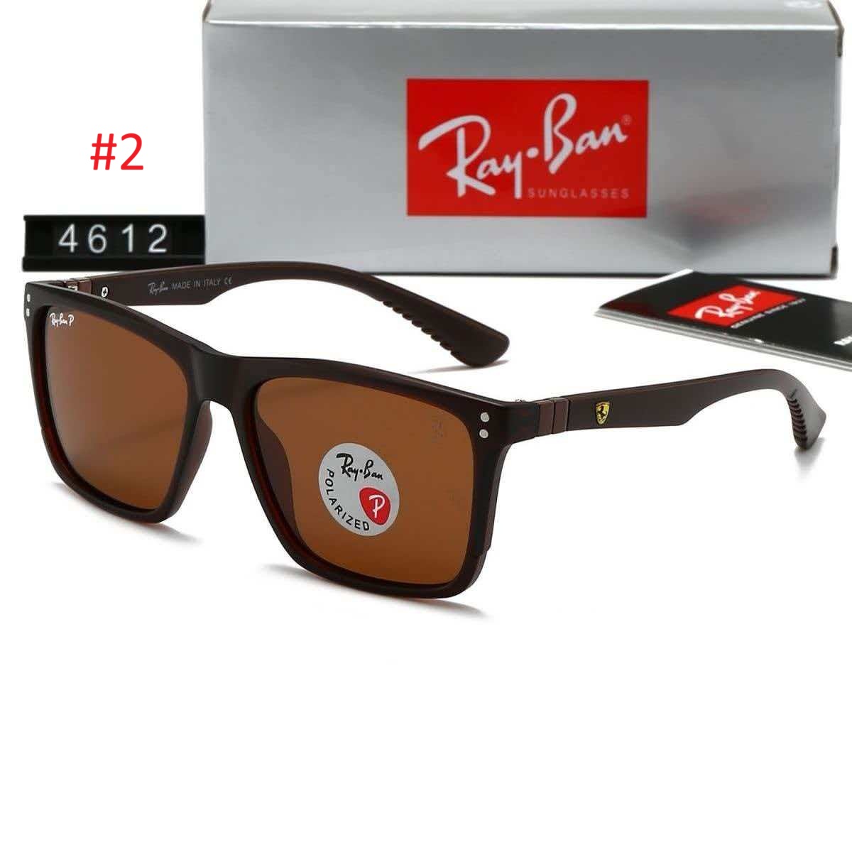 משקפי שמש מרובעות גברים ריי באן Ray Ban – תמונה 3