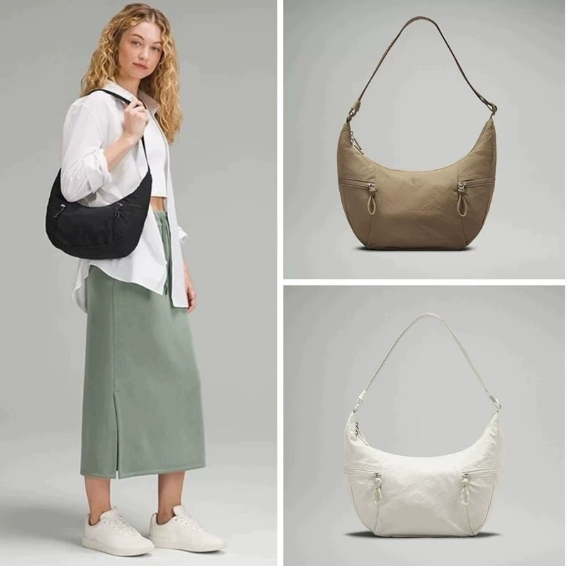 תיק צד מעוגל מניילון לולולמון LULULEMON תיק צד מעוגל מניילון לולולמון LULULEMON