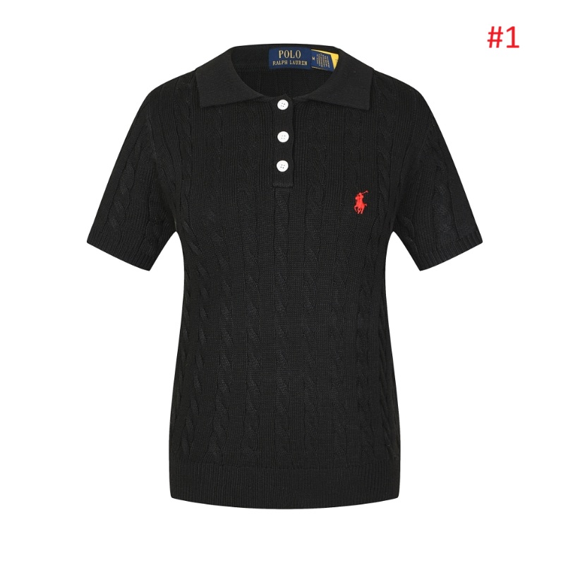 סריג קצר צווארון סוודר צמות נשים פולו ראלף לורן Ralph Lauren – תמונה 2