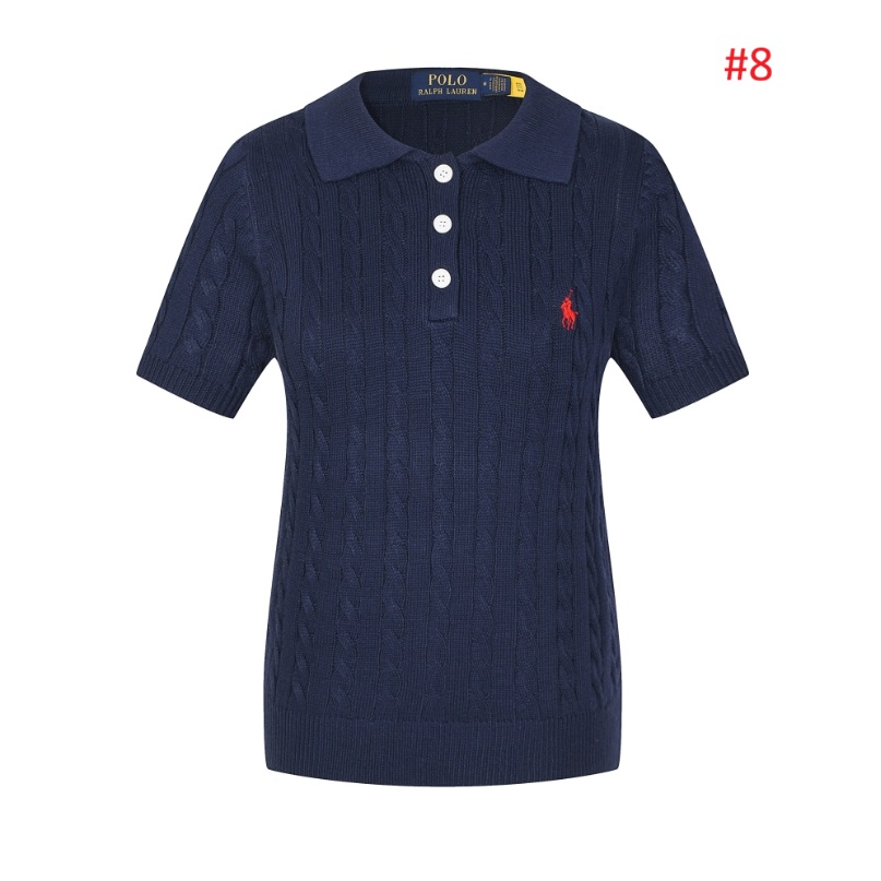 סריג קצר צווארון סוודר צמות נשים פולו ראלף לורן Ralph Lauren – תמונה 9