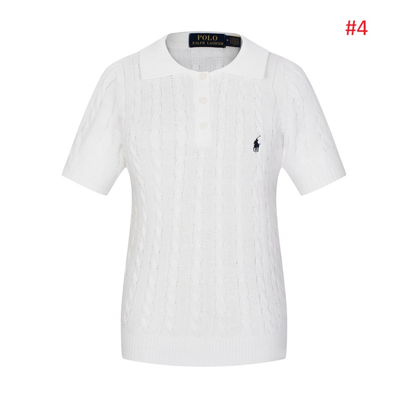 סריג קצר צווארון סוודר צמות נשים פולו ראלף לורן Ralph Lauren – תמונה 5