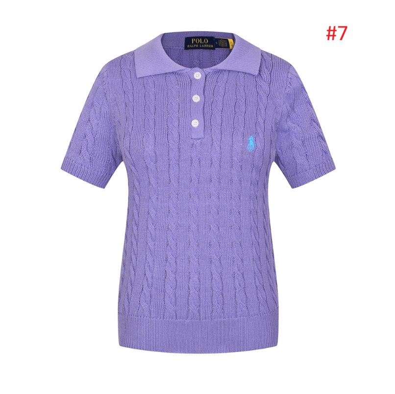 סריג קצר צווארון סוודר צמות נשים פולו ראלף לורן Ralph Lauren – תמונה 8