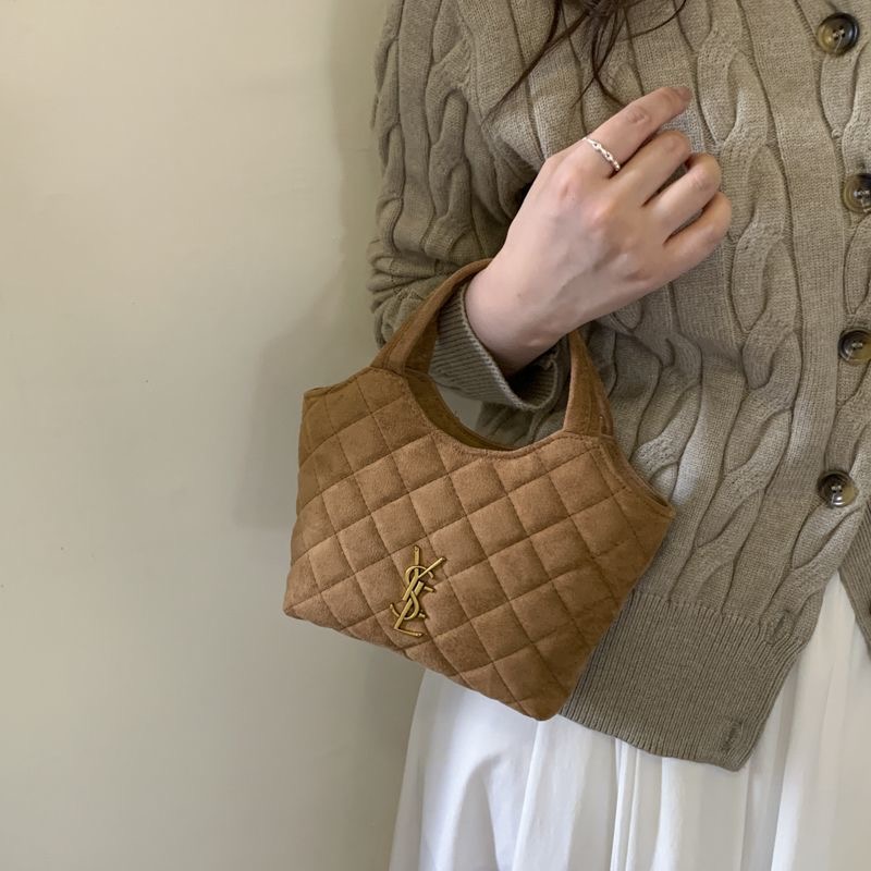 תיק יד קטן עם ידיות איב סאן לורן Yves Saint Laurent – תמונה 5