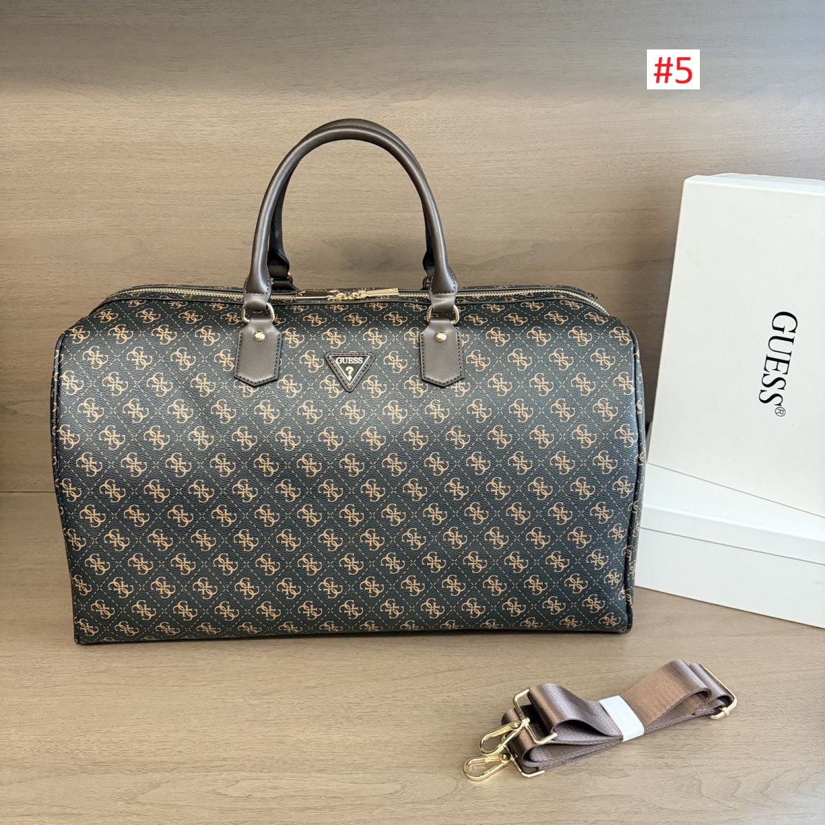 תיק נסיעות עם ידיות גאס GUESS – תמונה 6