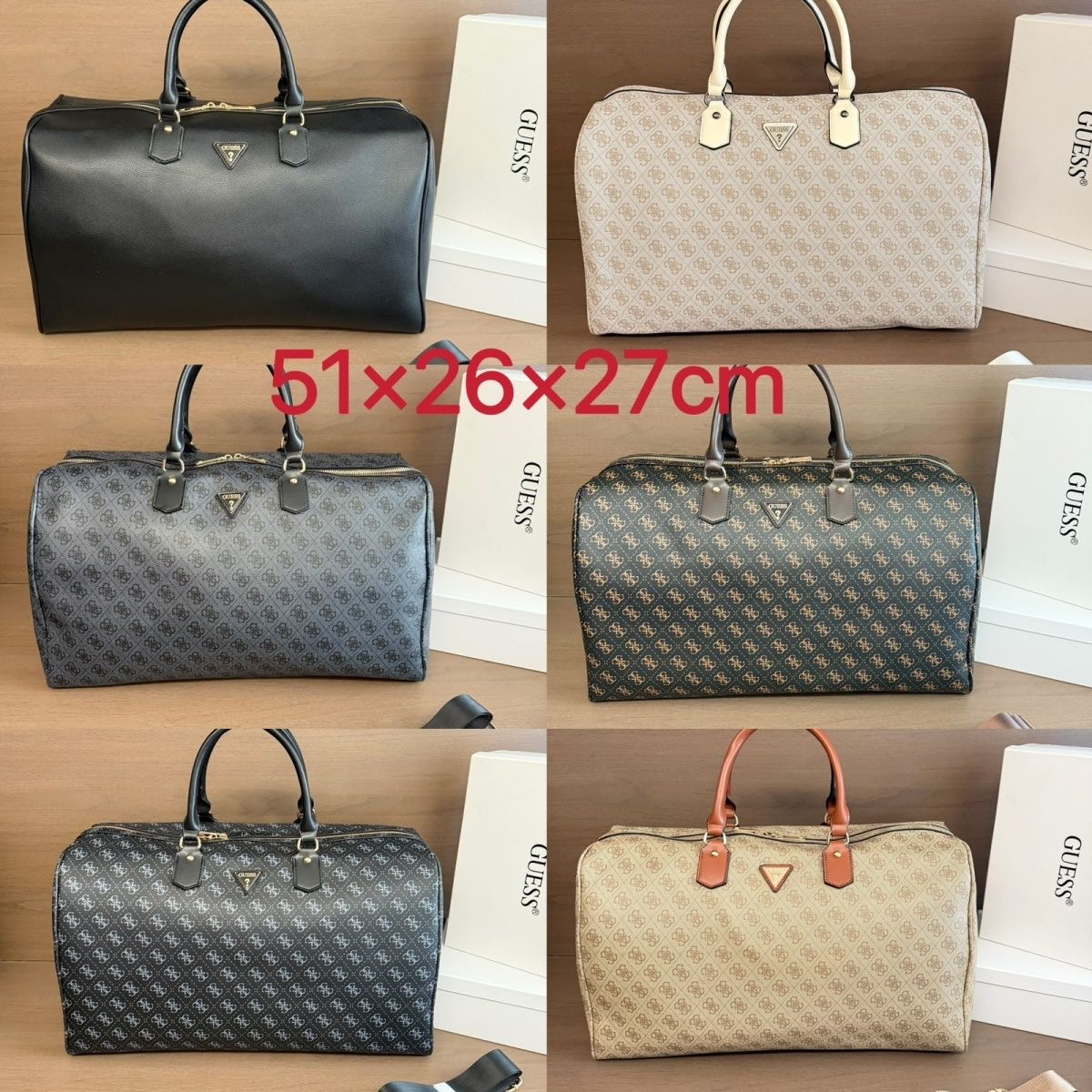 תיק נסיעות עם ידיות גאס GUESS – תמונה 11