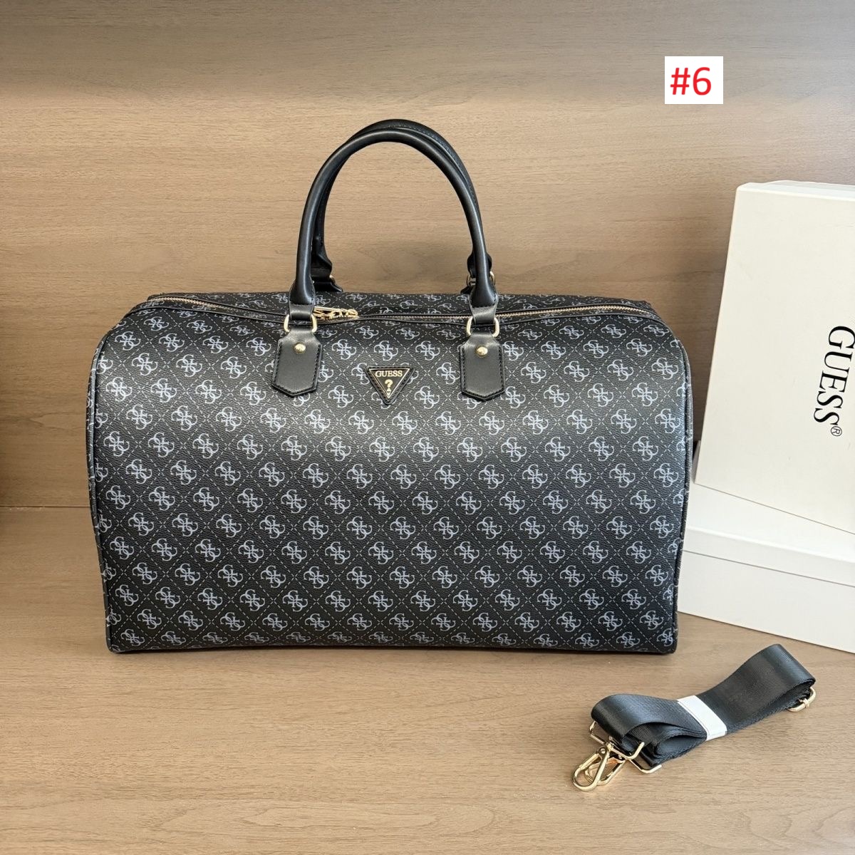 תיק נסיעות עם ידיות גאס GUESS – תמונה 7