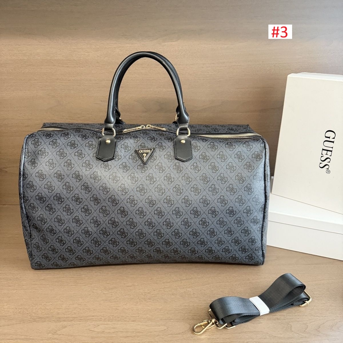 תיק נסיעות עם ידיות גאס GUESS – תמונה 4