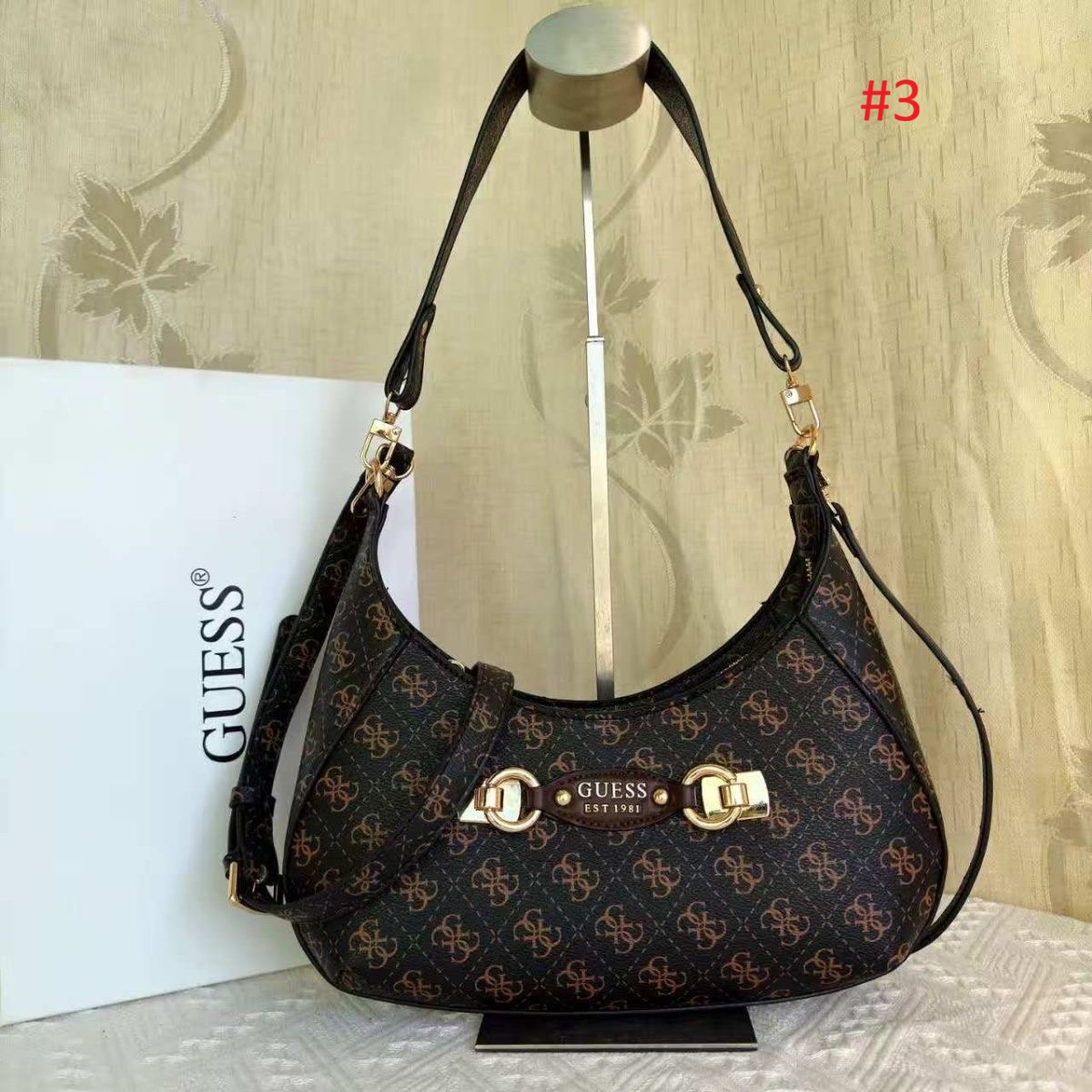 תיק צד מעוגל לנשים גאס GUESS – תמונה 4