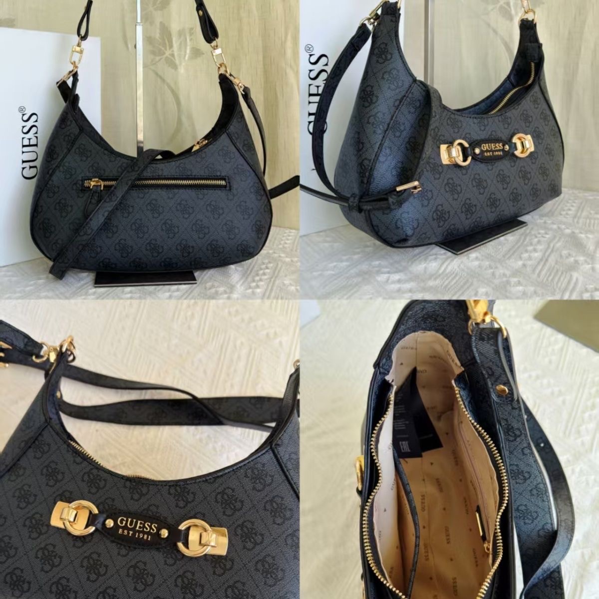 תיק צד מעוגל לנשים גאס GUESS – תמונה 10