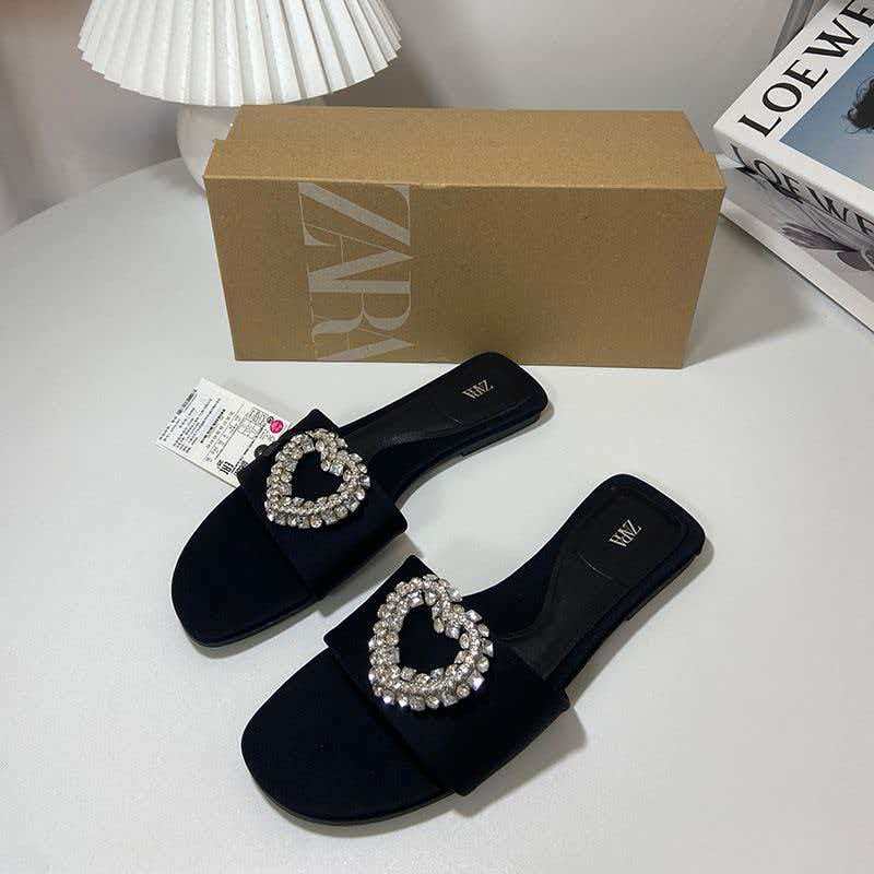 כפכף שטוח לנשים אבזם בהשראת זארה ZARA – תמונה 3
