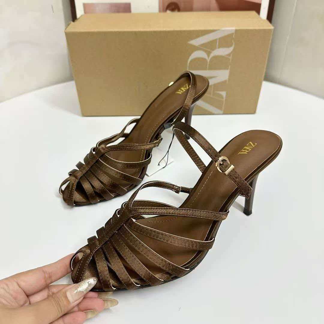 נעלי עקב רצועות לנשים בהשראת זארה ZARA נעלי עקב רצועות לנשים בהשראת זארה ZARA