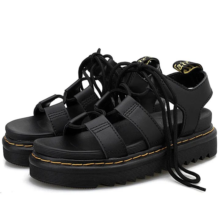 סנדל רצועות פלטפורמה נשים דר מרטינס DR.MARTENS סנדל רצועות פלטפורמה נשים דר מרטינס DR.MARTENS