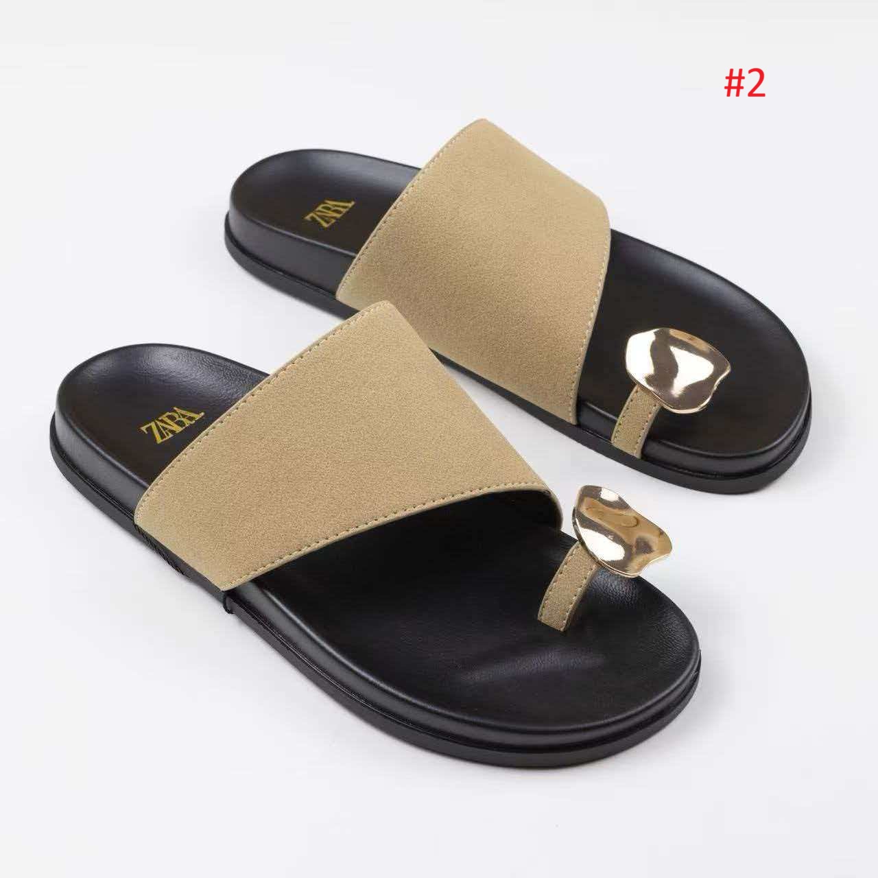 כפכפים שטוחות לנשים יהלום בהשראת זארה ZARA – תמונה 3