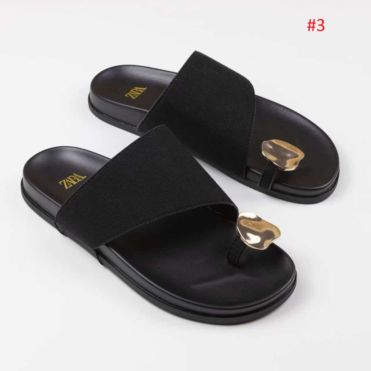 כפכפים שטוחות לנשים יהלום בהשראת זארה ZARA – תמונה 4