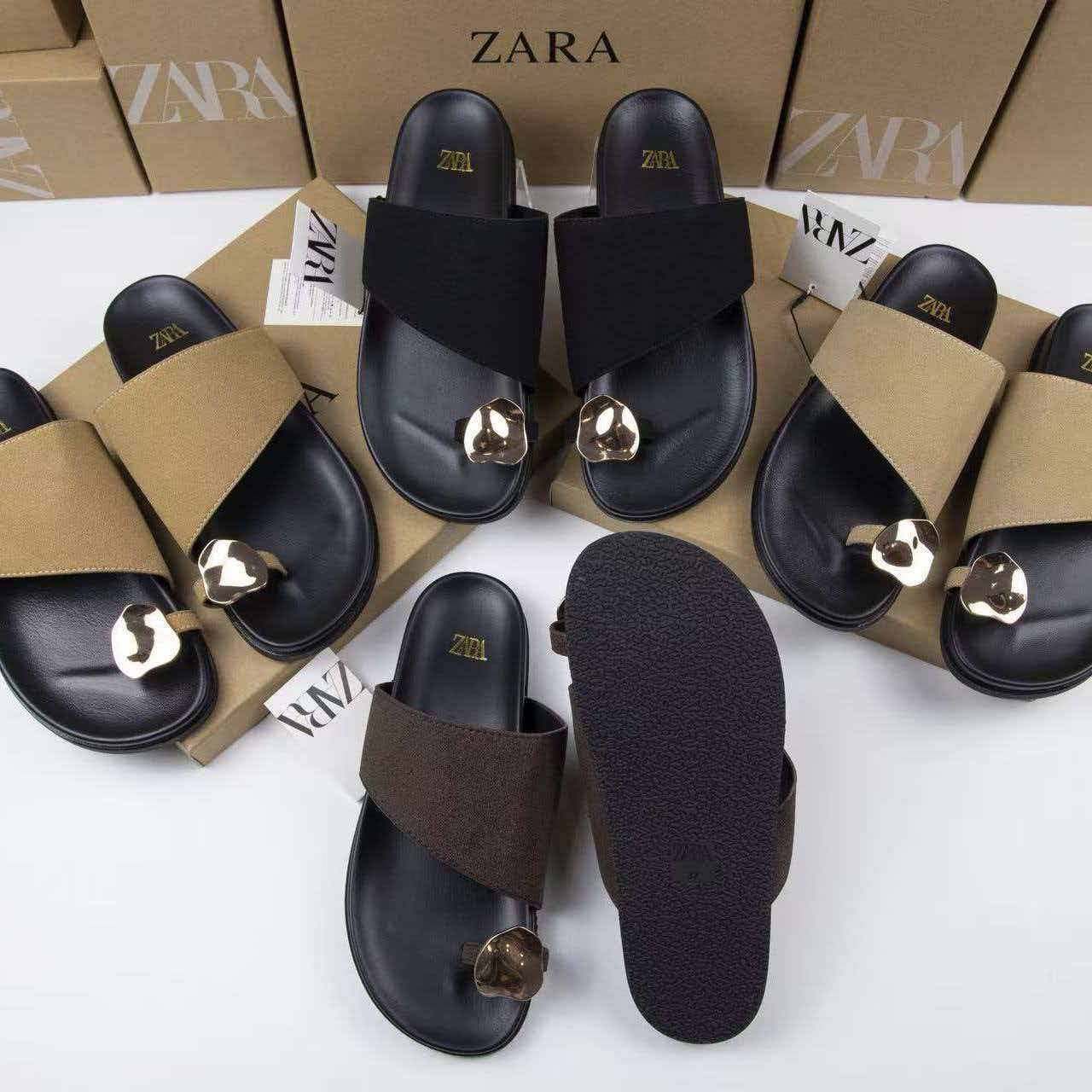כפכפים שטוחות לנשים יהלום בהשראת זארה ZARA – תמונה 6