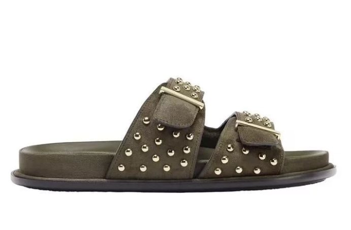 כפכפים שטוחות ניטים לנשים בהשראת זארה ZARA כפכפים שטוחות ניטים לנשים בהשראת זארה ZARA