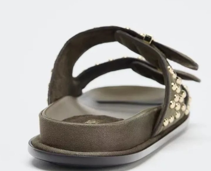 כפכפים שטוחות ניטים לנשים בהשראת זארה ZARA – תמונה 4