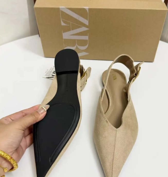 סנדלי ערב לנשים אבזם בהשראת זארה ZARA – תמונה 6