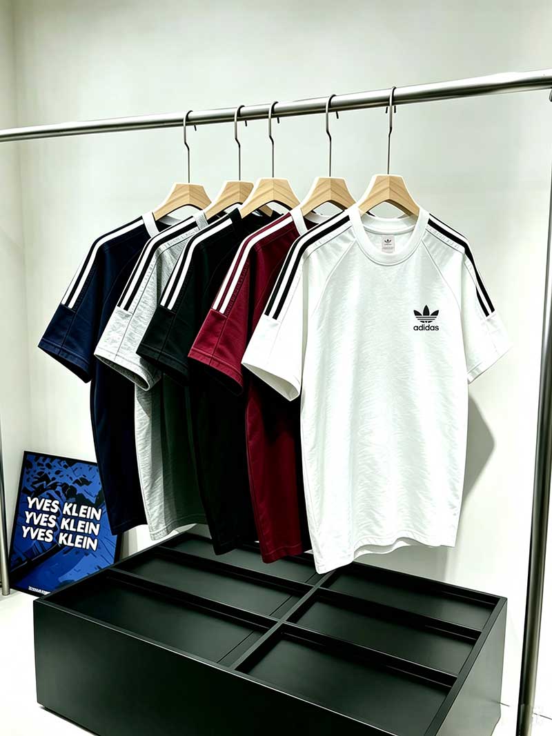 חולצת טישרט אוברסייז 3 פסים לנשים אדידס ADIDAS – תמונה 2