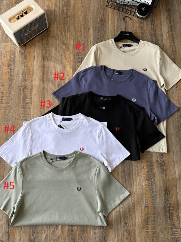 חולצות טישרט קצרות לגבר פרד פרי FRED PERRY – תמונה 2