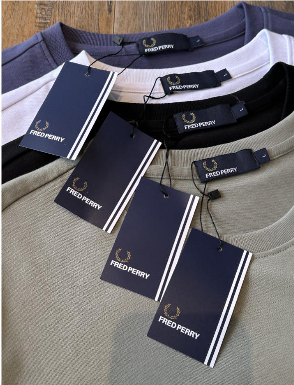 חולצות טישרט קצרות לגבר פרד פרי FRED PERRY – תמונה 6