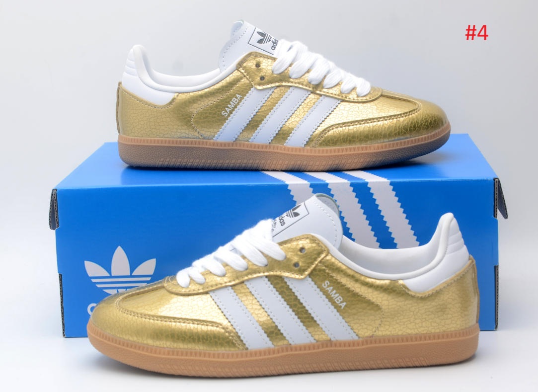 סניקרס עם הדפס ג'ירף של Adidas Samba OG לגברים ולנשים – תמונה 5