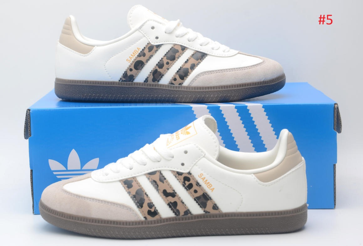 סניקרס עם הדפס ג'ירף של Adidas Samba OG לגברים ולנשים – תמונה 6