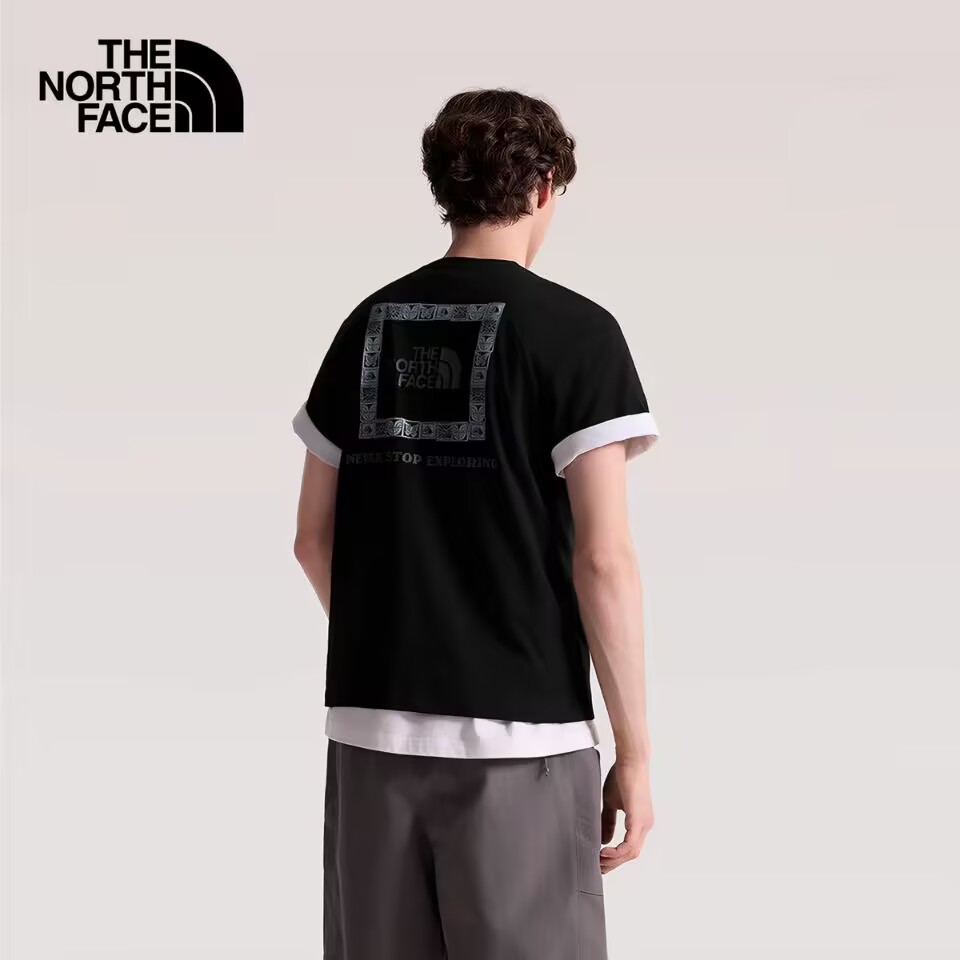 חולצת טי The North Face עם לוגו בגב – יוניסקס לנוער – תמונה 5
