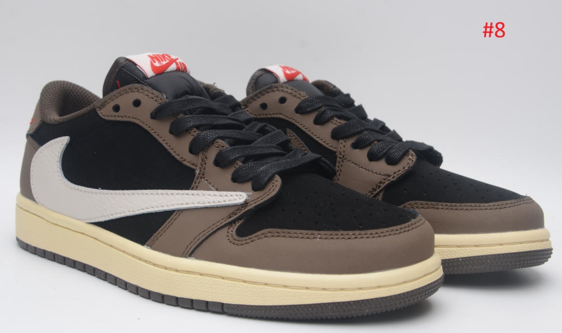 נעלי סניקרס Nike Air Jordan Travis Scott לגברים ולנשים – תמונה 10