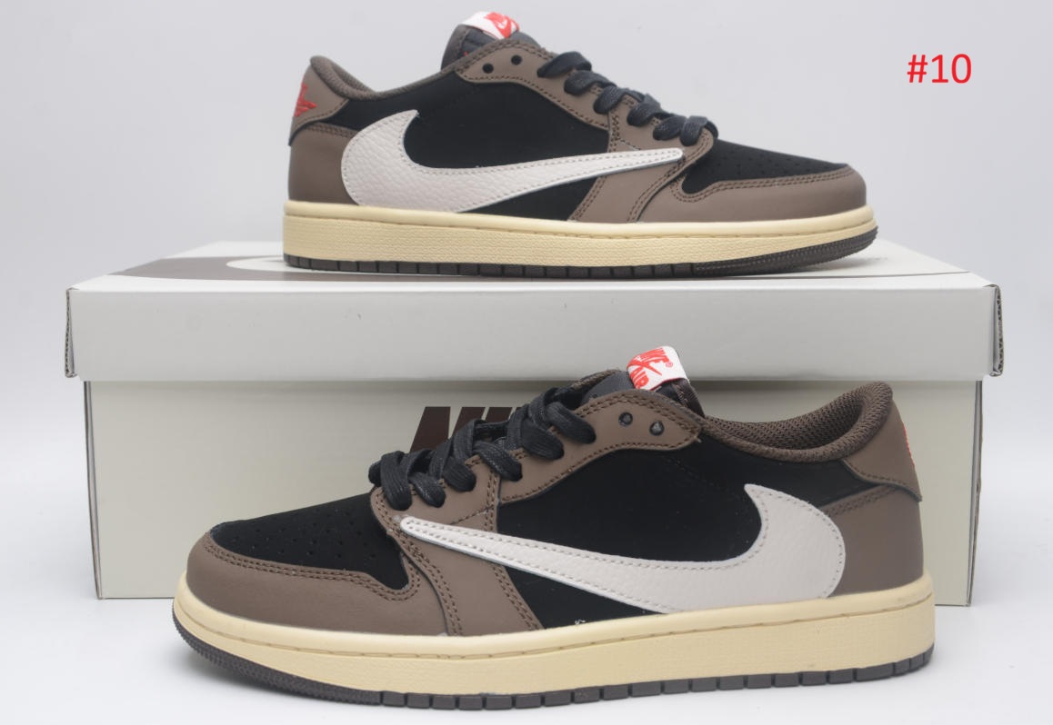 נעלי סניקרס Nike Air Jordan Travis Scott לגברים ולנשים – תמונה 12