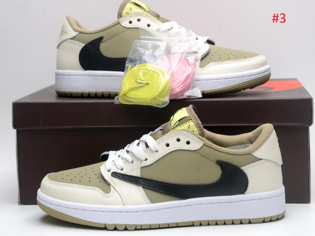 נעלי סניקרס Nike Air Jordan Travis Scott לגברים ולנשים – תמונה 5