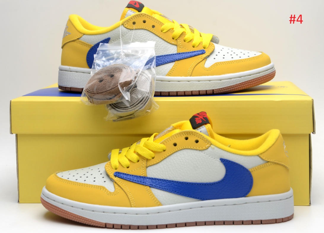 נעלי סניקרס Nike Air Jordan Travis Scott לגברים ולנשים – תמונה 6